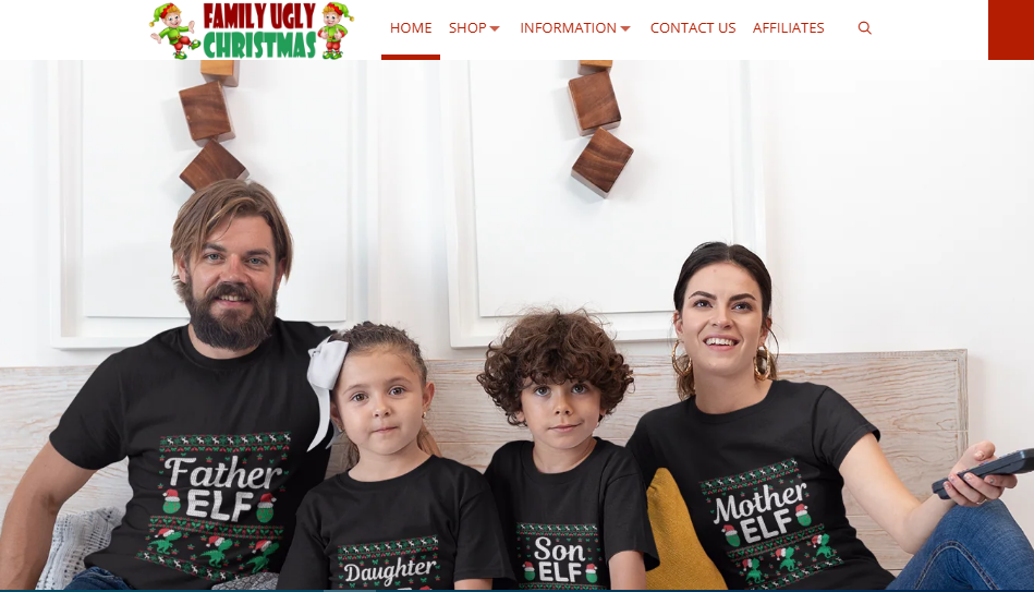 Family Ugly Christmas Logo